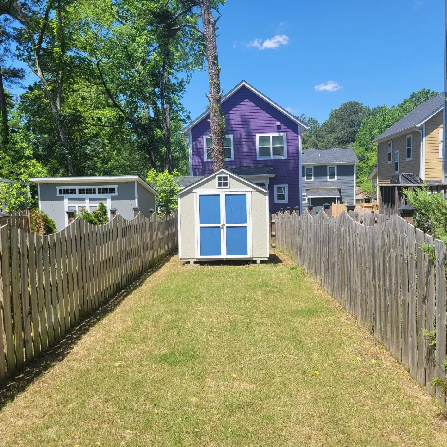 Finished landscape installation